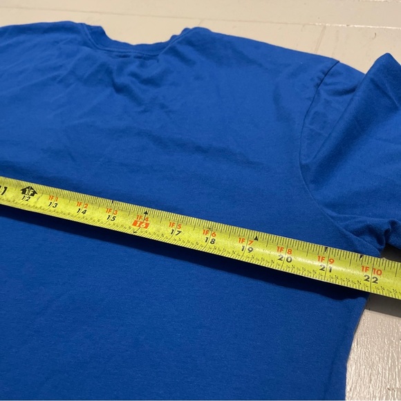 DRAGON BALL Z Men's T-Shirt Large Blue Graphic Print Manga Double Sided Goku - Picture 11 of 12